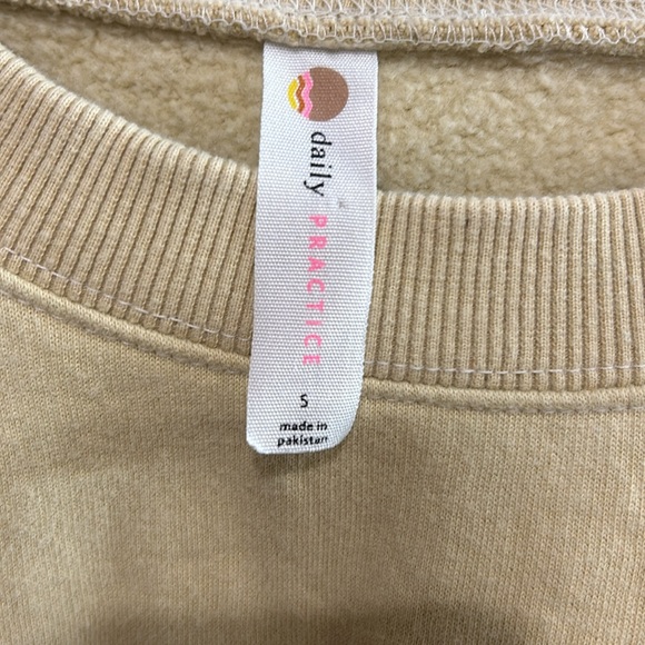 Women’s Cropped Crew Neck Sweater - Picture 2 of 2